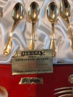 Fabiora - Bestekset voor 12 personen (32) - Staal, Verguld