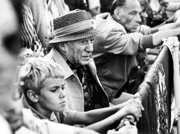 Hubertus Hierl (1940) - Pablo Picasso beim Stierkampf in, Antiek en Kunst