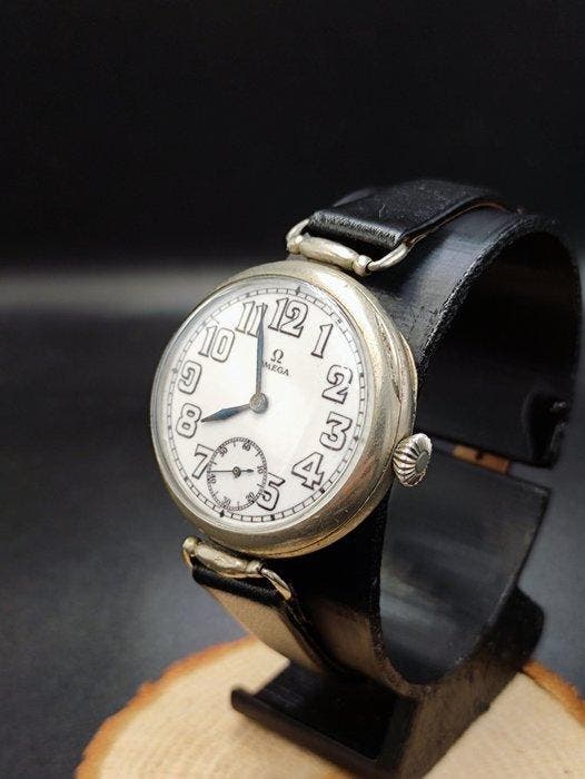 Omega - Trench Watch - Sans prix de réserve - Homme -, Handtassen en Accessoires, Horloges | Heren