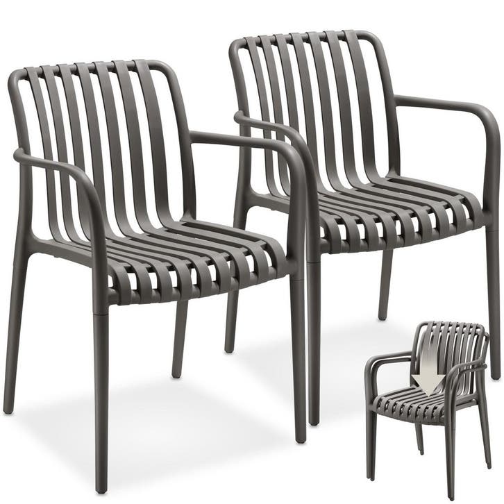 Tuinstoelen Alcudia, weerbestendig, stapelbaar, Tuin en Terras, Overige Tuin en Terras, Verzenden