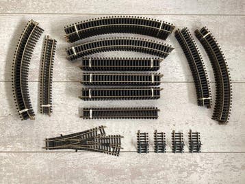 Fleischmann H0 - 33x6901, 1x6057, 17x6024, 11xnr.06,, Nieuw