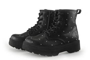 Skechers Veterboots Meisjes in maat 31 Zwart, Verzenden, Jongen of Meisje, Schoenen, Skechers
