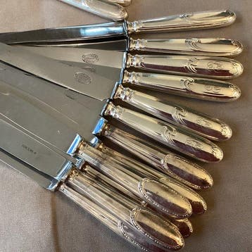 Ercuis france - Bestekset (93) - Verzilverd - Model