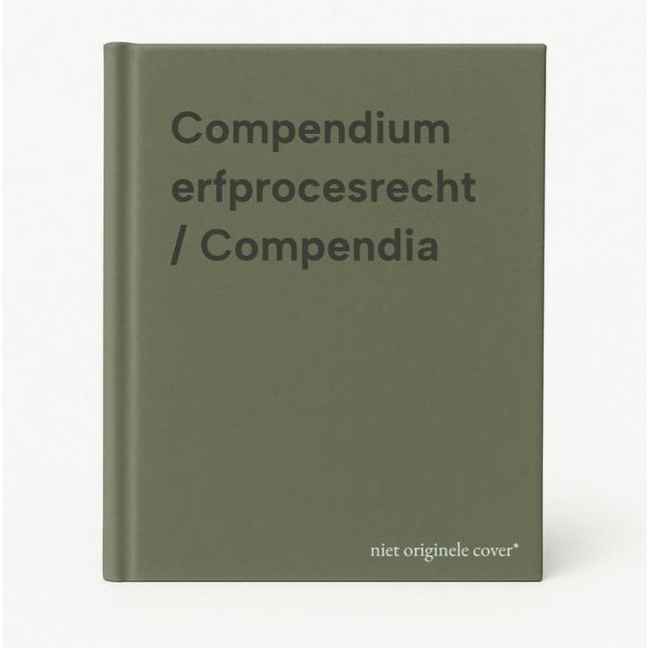 Compendium erfprocesrecht / Compendia 9789012406451, Livres, Science, Envoi