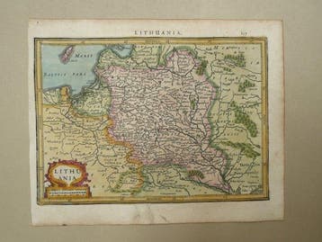Litouwen - Polen; Johannes Janssonius - Lithuania -