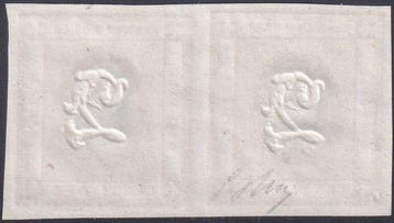 Royaume d’Italie 1862 - Journaux 2 c. bistro paire Sass 10, Gestempeld