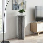 vidaXL Plantenstand 2 pcs Grijs sonoma Ø40 x 100 cm Bewerkt, Verzenden, Nieuw