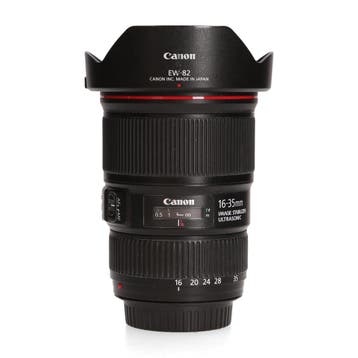 Canon EF 16-35mm f/4 L IS USM - Groothoeklens, Ophalen of Verzenden, Zo goed als nieuw