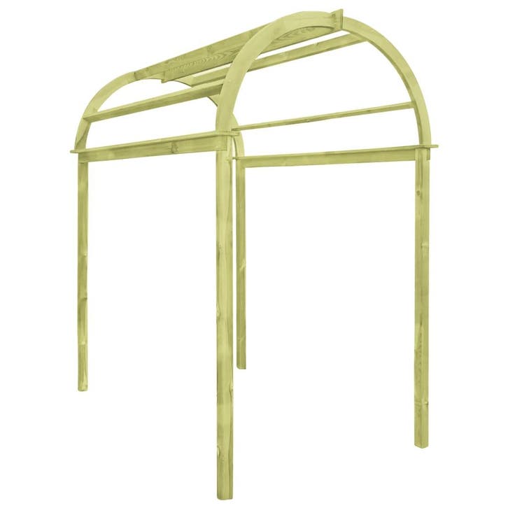 vidaXL Tuinboog 125x150x235 cm geïmpregneerd grenenhout, Jardin & Terrasse, Poteaux, Poutres & Planches, Envoi