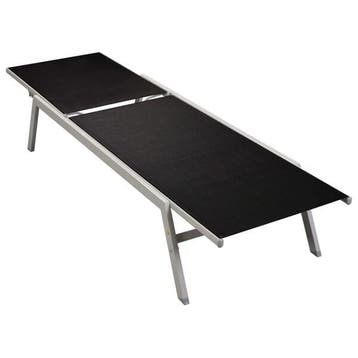 Bain de soleil noir 200cm - Jusqua epuisement -46% (ligbed), Verzenden, Nieuw