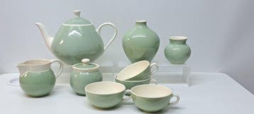 Villeroy & Boch - Theeservies (9) - Serie Saar - faience -, Antiek en Kunst