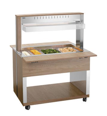 Buffetwagen, Warmhoudend | W3110-200U | 3x1/1GN, Max. 200mm, Verzenden