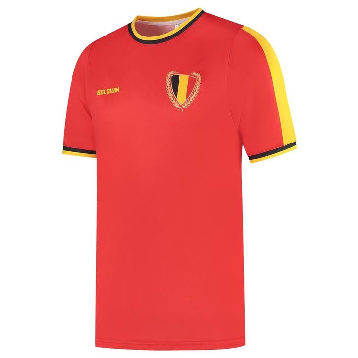 Kingdo Belgie Voetbalshirt Thuis - Eigen Naam - 2026-2028 -, Sport en Fitness, Voetbal, Bal, Nieuw, Verzenden