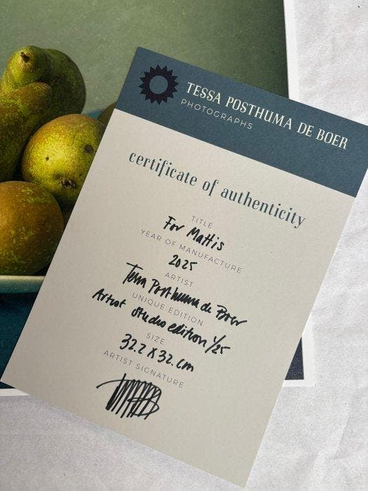 Tessa Posthuma de Boer - For Mattis, Antiek en Kunst, Kunst | Designobjecten