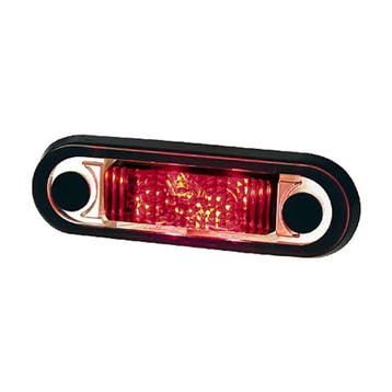 Hella LED Markeringslamp Rood Inbouw | 2XA 959 790-407, Ophalen of Verzenden