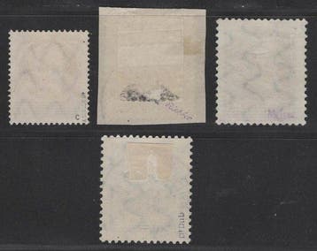 Territoire du bassin de la Sarre 1920 - Ludwig, quatre, Gestempeld