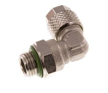 6x4 & G1/8'' Vernikkeld Messing L-Opsteekkoppeling, Verzenden