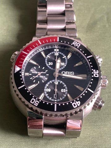 Oris - ProDiver Chronograph - 7599 - Heren - 2000-2010, Nieuw