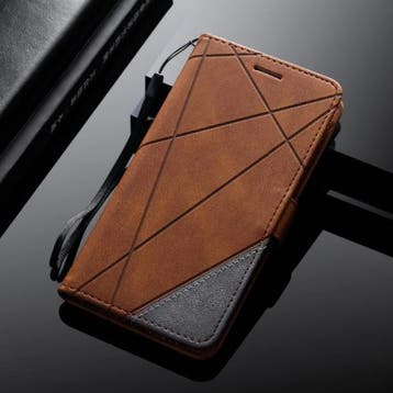Samsung Galaxy Note 9 - Leren Wallet Flip Case Cover Hoesje, Verzenden
