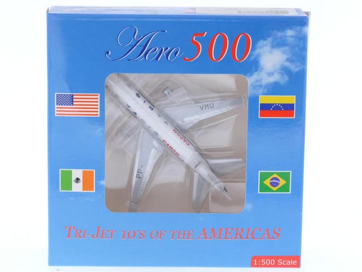 Schaal 1:500 AeroClassics AC5026A Varig Cargo DC-10-30F R..., Hobby en Vrije tijd, Modelbouw | Vliegtuigen en Helikopters, Zo goed als nieuw