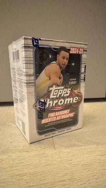 2024/25 Topps Chrome Basketball Victor Wembanyama, Stephen, Nieuw