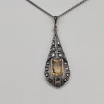 Zonder minimumprijs - Ketting met hanger Zilver - 1.40ct.