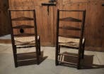 Stoel (2) - Een paar Arts & Crafts-stoelen in de stijl van, Antiek en Kunst