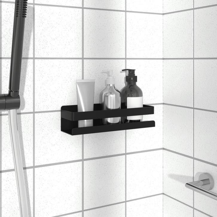 vidaXL Doucherekje 23x6,5x6 cm geborsteld 304 roestvrij, Huis en Inrichting, Woonaccessoires | Wandplanken en Boekenplanken, Nieuw