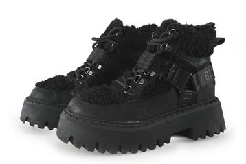 Buffalo Veterboots in maat 39 Zwart, Kleding | Dames, Schoenen, Verzenden, Zwart, Overige typen, Zo goed als nieuw