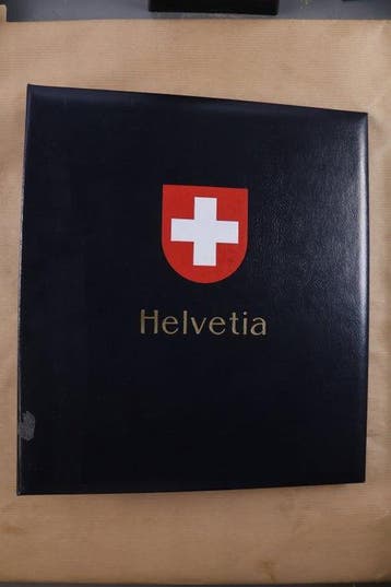 Suisse - album d’avantédition DAVO LX vol. IV + bande vide, Postzegels en Munten, Gestempeld