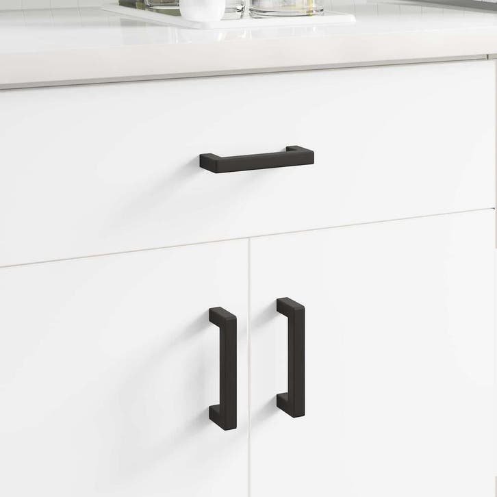 vidaXL Meubel Handvat 530 pcs Zwart 105 x 12 x 36 mm IJzer, Doe-het-zelf en Bouw, Hang- en Sluitwerk, Nieuw, Verzenden