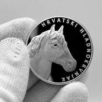 Kroatië. 4 Euro 2025 – Croatian Coldblood – 1 oz Silver coin, Postzegels en Munten