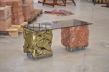 KME ITALY SPA - Bijzettafel - RAME, Messing - Koper- en, Antiek en Kunst