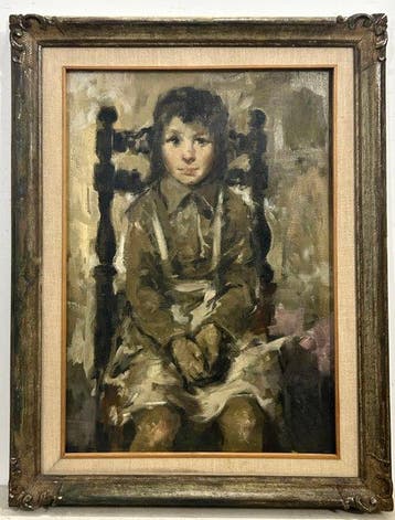 Vincenzo Volpe (1855-1929), attr. a - Ritratto di fanciulla