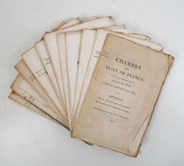 Divers - Discours sur la Liberté de la presse - 1814-1822, Antiek en Kunst