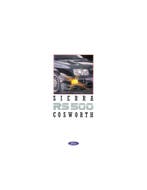 1987 FORD SIERRA RS 500 COSWORTH BROCHURE ENGELS, Ophalen of Verzenden