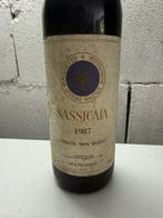 1987 Tenuta San Guido, Sassicaia - Toscane - 1 Bouteille, Collections, Vins