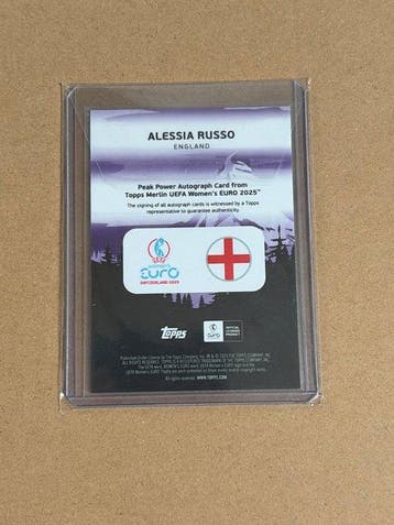 2025 Topps Merlin Alessia Russo 06/50 Limited edition,