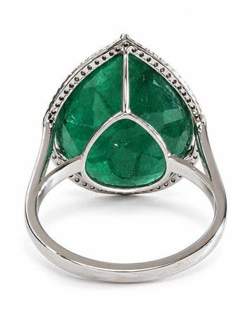 Zonder minimumprijs - Ring - 14 karaat Witgoud - 19.91ct., Nieuw