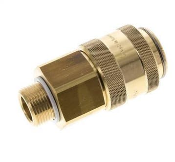 Coupleur pneumatique DN 19 en laiton Douille G 3/4 pouce, Bricolage & Construction, Verzenden