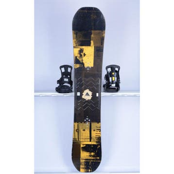 165 snowboard BURTON RADIUS WIDE, black/dark yellow, woodcor, Verzenden, Gebruikt