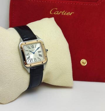 Cartier - Santos Dumont Gold/Steel - W2SA0012 - Femme -