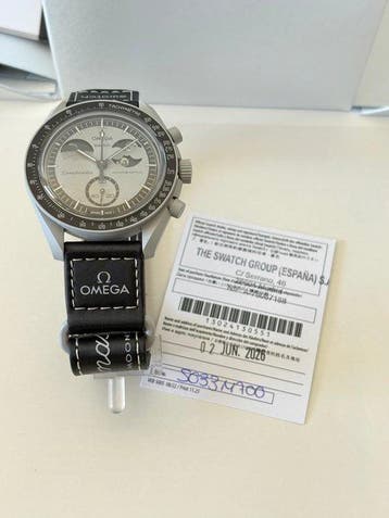 Omega x Swatch - Moonswatch MISSION TO EARTHPHASE - Sans
