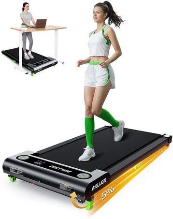 Loopband - Walking pad - Wandelband - 1-6 km/u - Zwart - Akl, Verzenden
