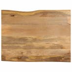 Mangohout Tafelblad 90x80cm Retour Deal 48% Korting!, Huis en Inrichting, 50 tot 100 cm, Verzenden, Nieuw, 50 tot 100 cm