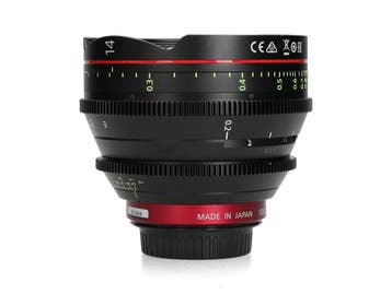 Canon CN-E 14mm T3.1 L F - Canon EF - Groothoeklens, Ophalen of Verzenden
