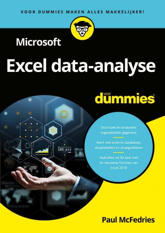 Microsoft Excel data-analyse voor dummies 9789045356457, Livres, Informatique & Ordinateur, Envoi