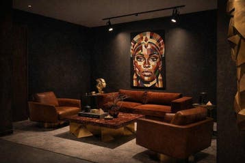 Arazzo Regina dOcra in Gobelin-weefsel - 113x82 cm -