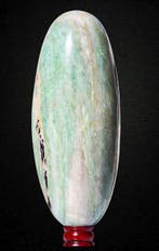 14,3 kg Zeldzaam Groen Birmese Jadeiet – Massief 39 cm Lang, Verzamelen