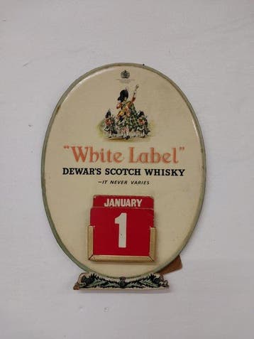 Calendrier perpétuel - Dewars - Royaume-Uni - Calendrier